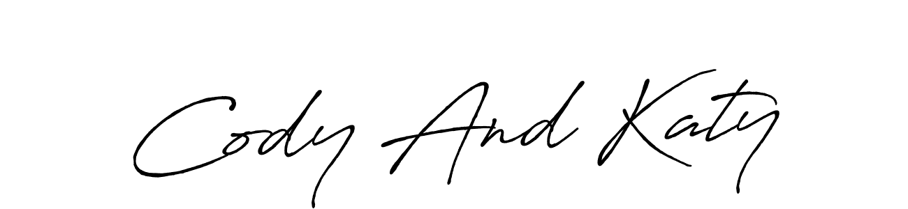 Also we have Cody And Katy name is the best signature style. Create professional handwritten signature collection using Antro_Vectra_Bolder autograph style. Cody And Katy signature style 7 images and pictures png