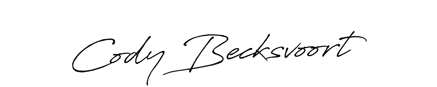 Antro_Vectra_Bolder is a professional signature style that is perfect for those who want to add a touch of class to their signature. It is also a great choice for those who want to make their signature more unique. Get Cody Becksvoort name to fancy signature for free. Cody Becksvoort signature style 7 images and pictures png