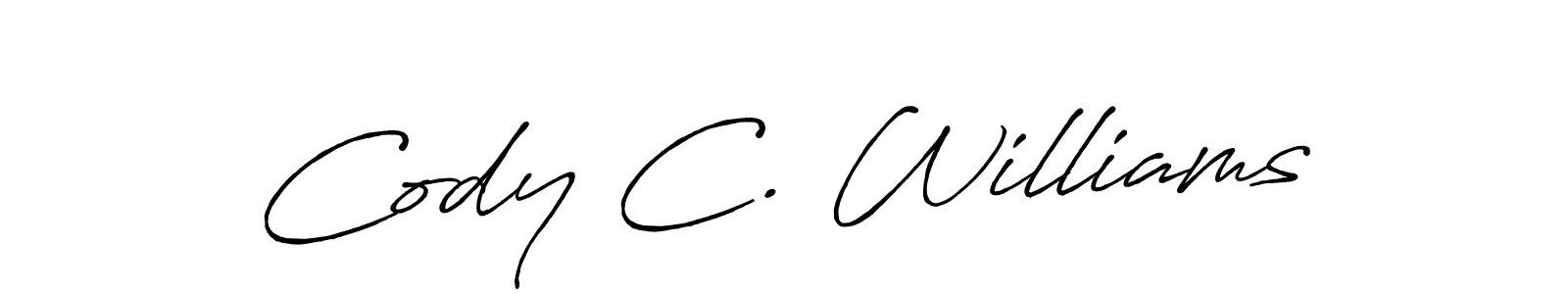 Once you've used our free online signature maker to create your best signature Antro_Vectra_Bolder style, it's time to enjoy all of the benefits that Cody C. Williams name signing documents. Cody C. Williams signature style 7 images and pictures png