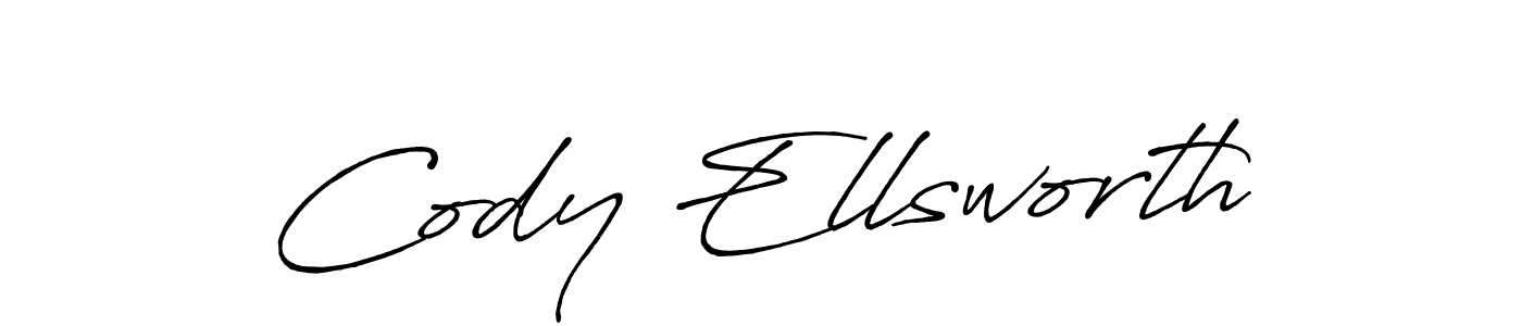How to make Cody Ellsworth name signature. Use Antro_Vectra_Bolder style for creating short signs online. This is the latest handwritten sign. Cody Ellsworth signature style 7 images and pictures png