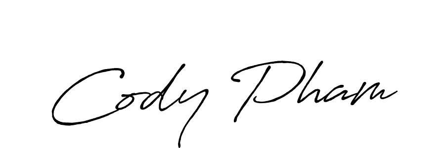 Once you've used our free online signature maker to create your best signature Antro_Vectra_Bolder style, it's time to enjoy all of the benefits that Cody Pham name signing documents. Cody Pham signature style 7 images and pictures png