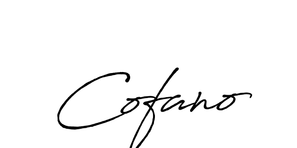 Cofano stylish signature style. Best Handwritten Sign (Antro_Vectra_Bolder) for my name. Handwritten Signature Collection Ideas for my name Cofano. Cofano signature style 7 images and pictures png