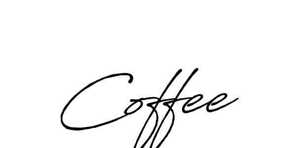 Design your own signature with our free online signature maker. With this signature software, you can create a handwritten (Antro_Vectra_Bolder) signature for name Coffee. Coffee signature style 7 images and pictures png