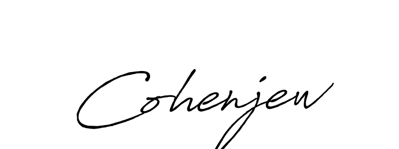 The best way (Antro_Vectra_Bolder) to make a short signature is to pick only two or three words in your name. The name Cohenjew include a total of six letters. For converting this name. Cohenjew signature style 7 images and pictures png