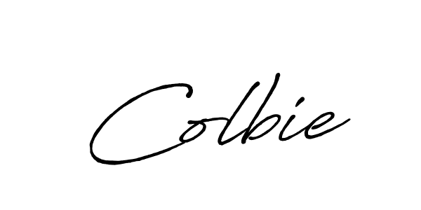 Colbie stylish signature style. Best Handwritten Sign (Antro_Vectra_Bolder) for my name. Handwritten Signature Collection Ideas for my name Colbie. Colbie signature style 7 images and pictures png