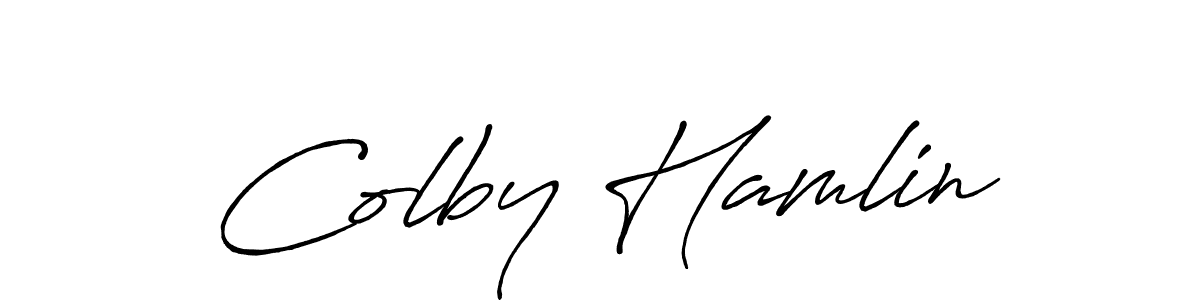 Here are the top 10 professional signature styles for the name Colby Hamlin. These are the best autograph styles you can use for your name. Colby Hamlin signature style 7 images and pictures png