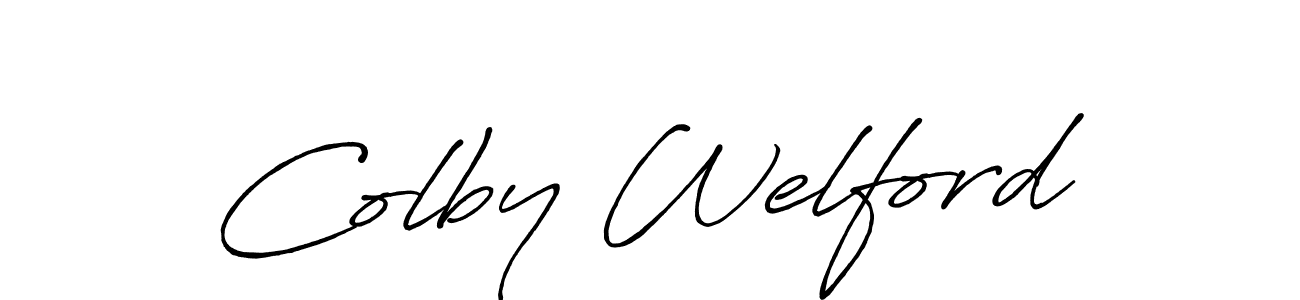 Also You can easily find your signature by using the search form. We will create Colby Welford name handwritten signature images for you free of cost using Antro_Vectra_Bolder sign style. Colby Welford signature style 7 images and pictures png