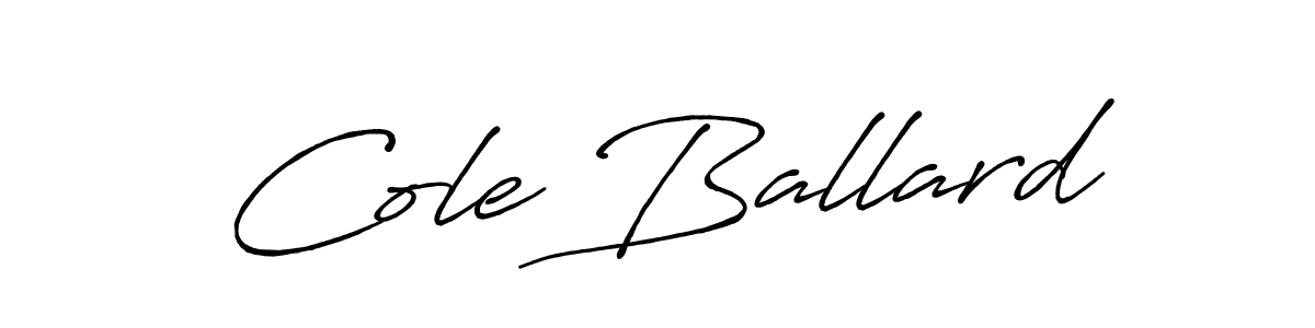 How to make Cole Ballard name signature. Use Antro_Vectra_Bolder style for creating short signs online. This is the latest handwritten sign. Cole Ballard signature style 7 images and pictures png