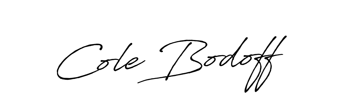 Use a signature maker to create a handwritten signature online. With this signature software, you can design (Antro_Vectra_Bolder) your own signature for name Cole Bodoff. Cole Bodoff signature style 7 images and pictures png