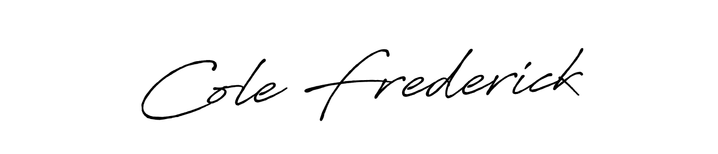 Also You can easily find your signature by using the search form. We will create Cole Frederick name handwritten signature images for you free of cost using Antro_Vectra_Bolder sign style. Cole Frederick signature style 7 images and pictures png