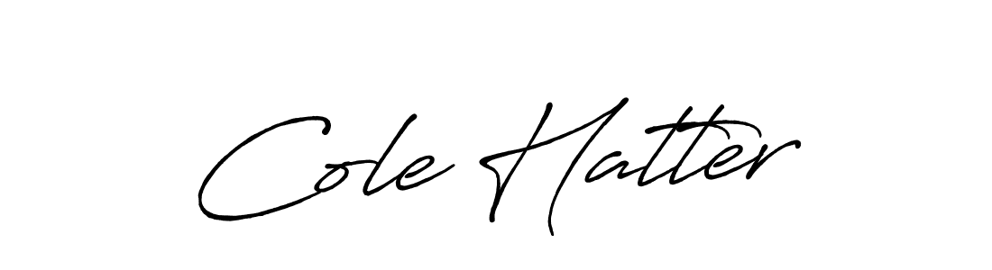 The best way (Antro_Vectra_Bolder) to make a short signature is to pick only two or three words in your name. The name Cole Hatter include a total of six letters. For converting this name. Cole Hatter signature style 7 images and pictures png