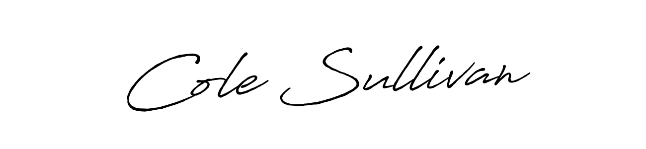 How to make Cole Sullivan signature? Antro_Vectra_Bolder is a professional autograph style. Create handwritten signature for Cole Sullivan name. Cole Sullivan signature style 7 images and pictures png
