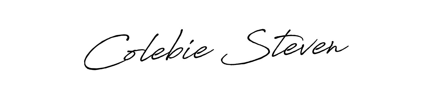 Make a short Colebie Steven signature style. Manage your documents anywhere anytime using Antro_Vectra_Bolder. Create and add eSignatures, submit forms, share and send files easily. Colebie Steven signature style 7 images and pictures png