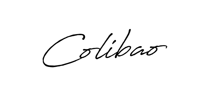 It looks lik you need a new signature style for name Colibao. Design unique handwritten (Antro_Vectra_Bolder) signature with our free signature maker in just a few clicks. Colibao signature style 7 images and pictures png