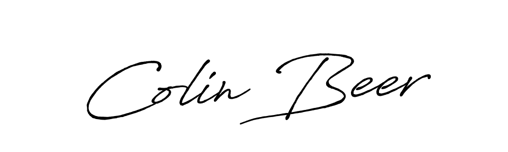 Use a signature maker to create a handwritten signature online. With this signature software, you can design (Antro_Vectra_Bolder) your own signature for name Colin Beer. Colin Beer signature style 7 images and pictures png