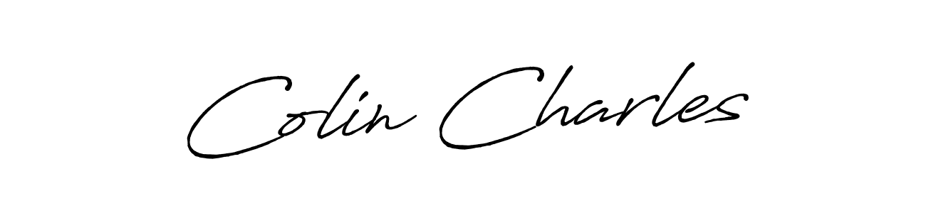 Also we have Colin Charles name is the best signature style. Create professional handwritten signature collection using Antro_Vectra_Bolder autograph style. Colin Charles signature style 7 images and pictures png