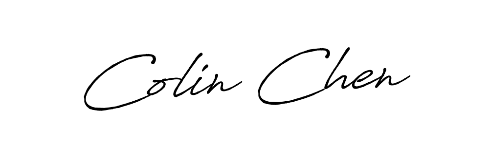 Similarly Antro_Vectra_Bolder is the best handwritten signature design. Signature creator online .You can use it as an online autograph creator for name Colin Chen. Colin Chen signature style 7 images and pictures png