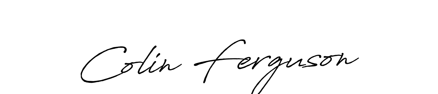 Colin Ferguson stylish signature style. Best Handwritten Sign (Antro_Vectra_Bolder) for my name. Handwritten Signature Collection Ideas for my name Colin Ferguson. Colin Ferguson signature style 7 images and pictures png