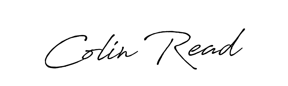 Create a beautiful signature design for name Colin Read. With this signature (Antro_Vectra_Bolder) fonts, you can make a handwritten signature for free. Colin Read signature style 7 images and pictures png