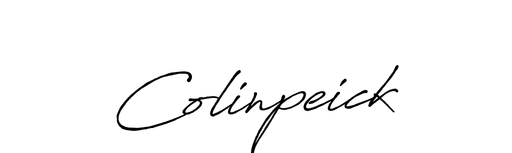 Make a beautiful signature design for name Colinpeick. With this signature (Antro_Vectra_Bolder) style, you can create a handwritten signature for free. Colinpeick signature style 7 images and pictures png