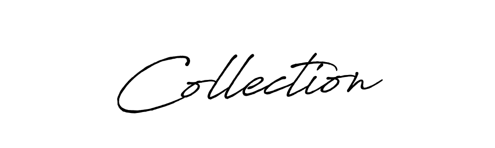 Design your own signature with our free online signature maker. With this signature software, you can create a handwritten (Antro_Vectra_Bolder) signature for name Collection. Collection signature style 7 images and pictures png