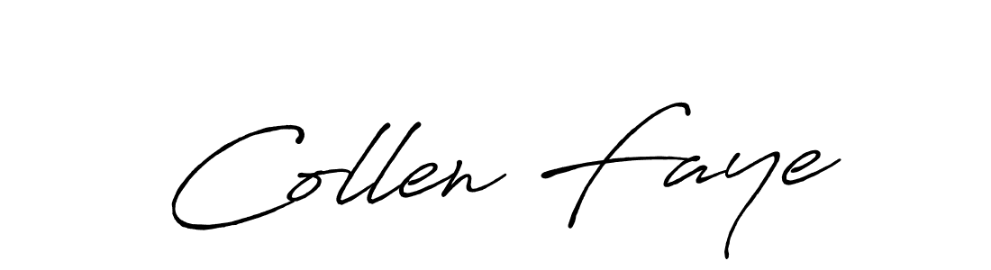 if you are searching for the best signature style for your name Collen Faye. so please give up your signature search. here we have designed multiple signature styles  using Antro_Vectra_Bolder. Collen Faye signature style 7 images and pictures png