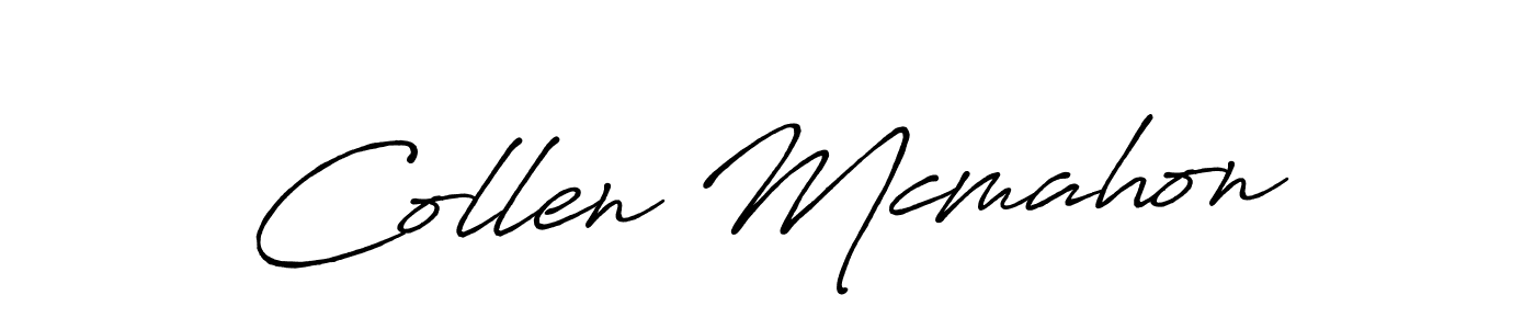 Collen Mcmahon stylish signature style. Best Handwritten Sign (Antro_Vectra_Bolder) for my name. Handwritten Signature Collection Ideas for my name Collen Mcmahon. Collen Mcmahon signature style 7 images and pictures png