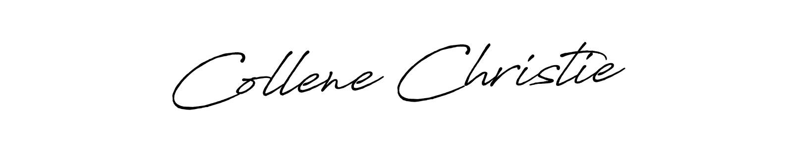 Antro_Vectra_Bolder is a professional signature style that is perfect for those who want to add a touch of class to their signature. It is also a great choice for those who want to make their signature more unique. Get Collene Christie name to fancy signature for free. Collene Christie signature style 7 images and pictures png