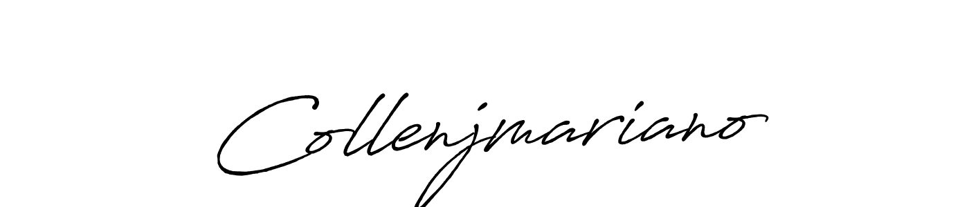 The best way (Antro_Vectra_Bolder) to make a short signature is to pick only two or three words in your name. The name Collenjmariano include a total of six letters. For converting this name. Collenjmariano signature style 7 images and pictures png