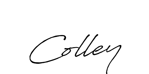 The best way (Antro_Vectra_Bolder) to make a short signature is to pick only two or three words in your name. The name Colley include a total of six letters. For converting this name. Colley signature style 7 images and pictures png