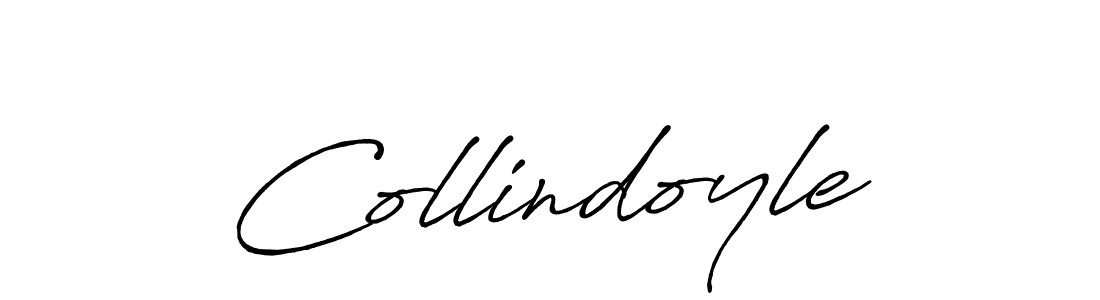 Create a beautiful signature design for name Collindoyle. With this signature (Antro_Vectra_Bolder) fonts, you can make a handwritten signature for free. Collindoyle signature style 7 images and pictures png