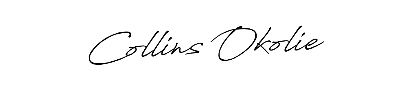 How to Draw Collins Okolie signature style? Antro_Vectra_Bolder is a latest design signature styles for name Collins Okolie. Collins Okolie signature style 7 images and pictures png