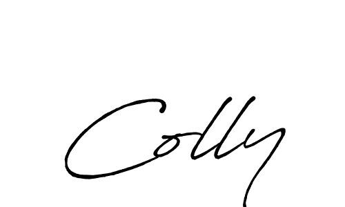 How to Draw Colly signature style? Antro_Vectra_Bolder is a latest design signature styles for name Colly. Colly signature style 7 images and pictures png