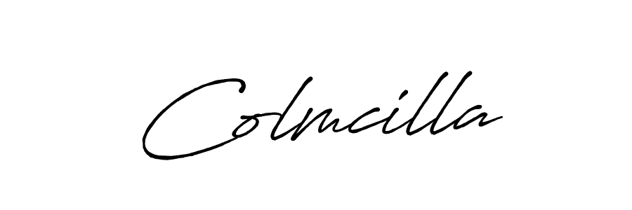 Design your own signature with our free online signature maker. With this signature software, you can create a handwritten (Antro_Vectra_Bolder) signature for name Colmcilla. Colmcilla signature style 7 images and pictures png