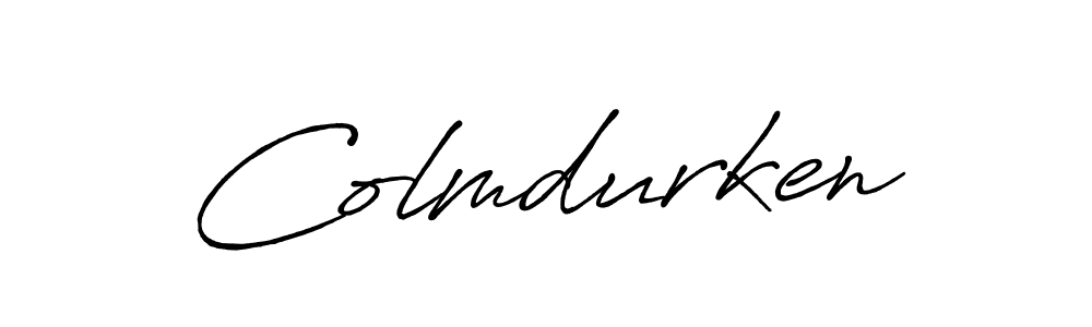 Use a signature maker to create a handwritten signature online. With this signature software, you can design (Antro_Vectra_Bolder) your own signature for name Colmdurken. Colmdurken signature style 7 images and pictures png