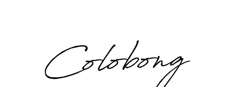 Also we have Colobong name is the best signature style. Create professional handwritten signature collection using Antro_Vectra_Bolder autograph style. Colobong signature style 7 images and pictures png