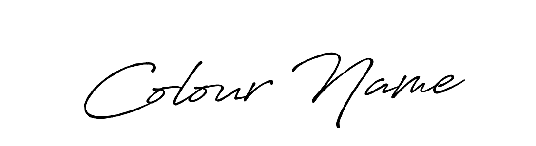 Similarly Antro_Vectra_Bolder is the best handwritten signature design. Signature creator online .You can use it as an online autograph creator for name Colour Name. Colour Name signature style 7 images and pictures png