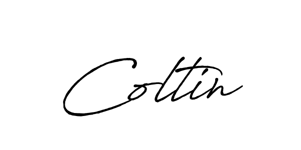 Design your own signature with our free online signature maker. With this signature software, you can create a handwritten (Antro_Vectra_Bolder) signature for name Coltin. Coltin signature style 7 images and pictures png