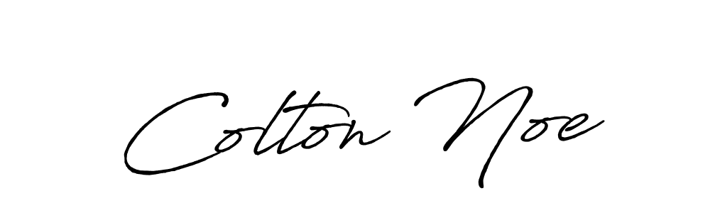Design your own signature with our free online signature maker. With this signature software, you can create a handwritten (Antro_Vectra_Bolder) signature for name Colton Noe. Colton Noe signature style 7 images and pictures png