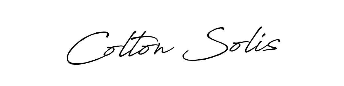 Also You can easily find your signature by using the search form. We will create Colton Solis name handwritten signature images for you free of cost using Antro_Vectra_Bolder sign style. Colton Solis signature style 7 images and pictures png