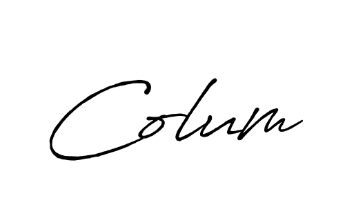 Similarly Antro_Vectra_Bolder is the best handwritten signature design. Signature creator online .You can use it as an online autograph creator for name Colum. Colum signature style 7 images and pictures png