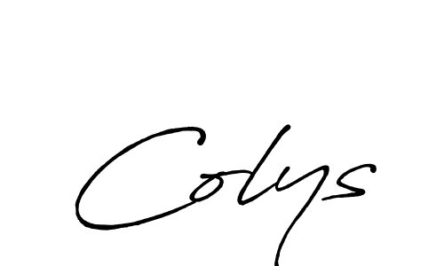 Antro_Vectra_Bolder is a professional signature style that is perfect for those who want to add a touch of class to their signature. It is also a great choice for those who want to make their signature more unique. Get Colys name to fancy signature for free. Colys signature style 7 images and pictures png