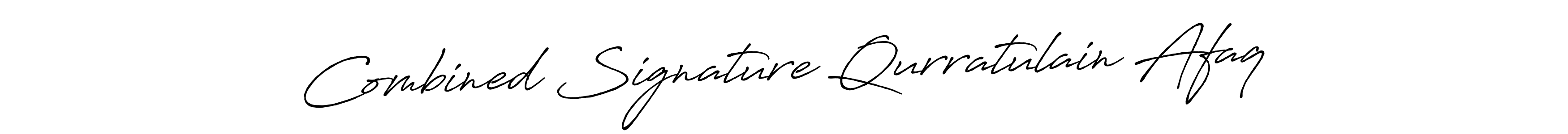 Use a signature maker to create a handwritten signature online. With this signature software, you can design (Antro_Vectra_Bolder) your own signature for name Combined Signature Qurratulain Afaq. Combined Signature Qurratulain Afaq signature style 7 images and pictures png