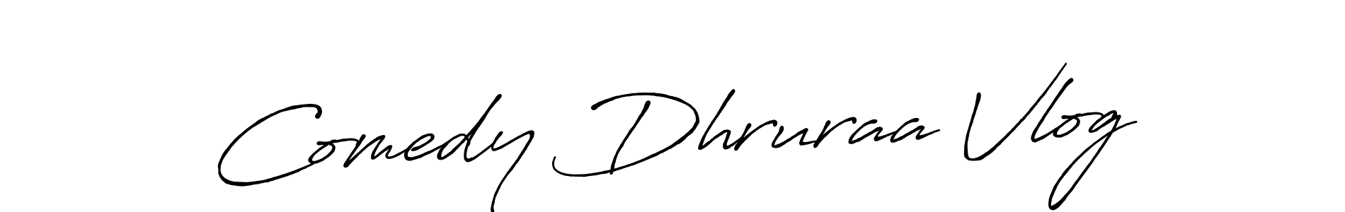 It looks lik you need a new signature style for name Comedy Dhruraa Vlog. Design unique handwritten (Antro_Vectra_Bolder) signature with our free signature maker in just a few clicks. Comedy Dhruraa Vlog signature style 7 images and pictures png