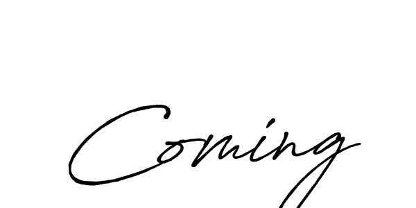 Check out images of Autograph of Coming name. Actor Coming Signature Style. Antro_Vectra_Bolder is a professional sign style online. Coming signature style 7 images and pictures png