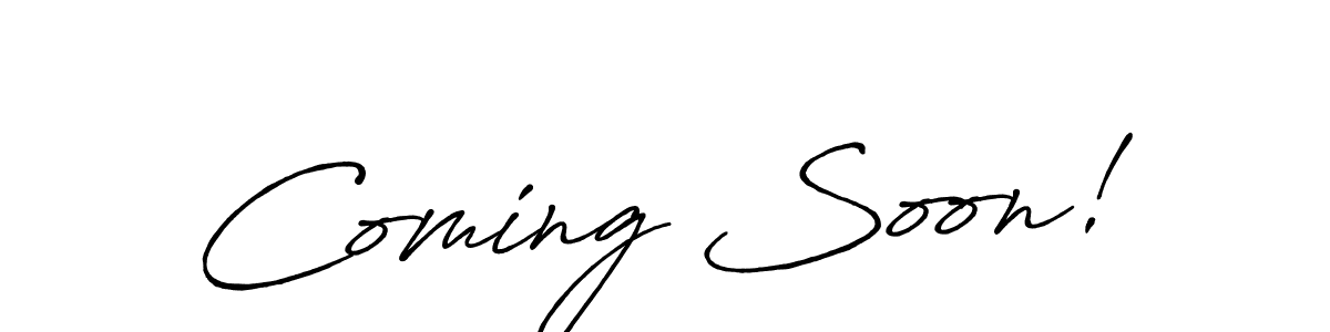 This is the best signature style for the Coming Soon! name. Also you like these signature font (Antro_Vectra_Bolder). Mix name signature. Coming Soon! signature style 7 images and pictures png