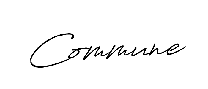 if you are searching for the best signature style for your name Commune. so please give up your signature search. here we have designed multiple signature styles  using Antro_Vectra_Bolder. Commune signature style 7 images and pictures png