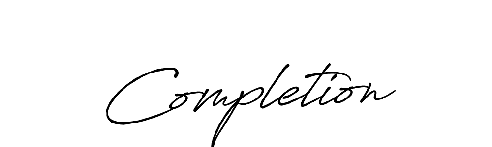 How to Draw Completion signature style? Antro_Vectra_Bolder is a latest design signature styles for name Completion. Completion signature style 7 images and pictures png