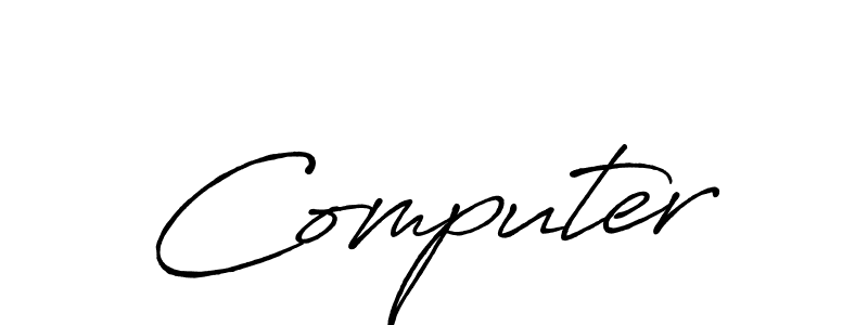 Computer stylish signature style. Best Handwritten Sign (Antro_Vectra_Bolder) for my name. Handwritten Signature Collection Ideas for my name Computer. Computer signature style 7 images and pictures png