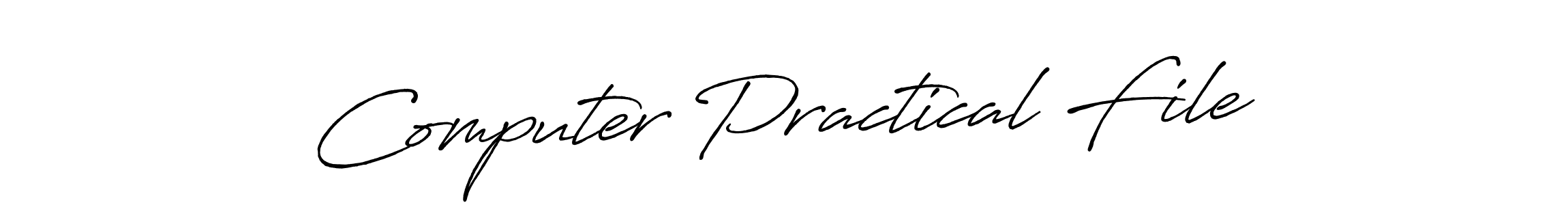 How to Draw Computer Practical File signature style? Antro_Vectra_Bolder is a latest design signature styles for name Computer Practical File. Computer Practical File signature style 7 images and pictures png